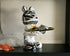 8" Black And White Resin Statue