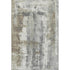5' X 8' Beige Gray And Ivory Abstract Washable Area Rug With UV Protection