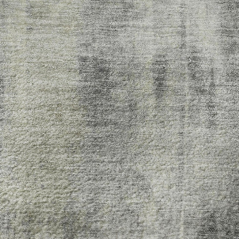 5' X 8' Beige Gray And Ivory Abstract Washable Area Rug With UV Protection