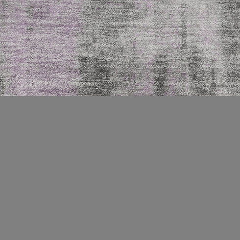 8' X 10' Purple Charcoal And Ivory Abstract Washable Area Rug With UV Protection