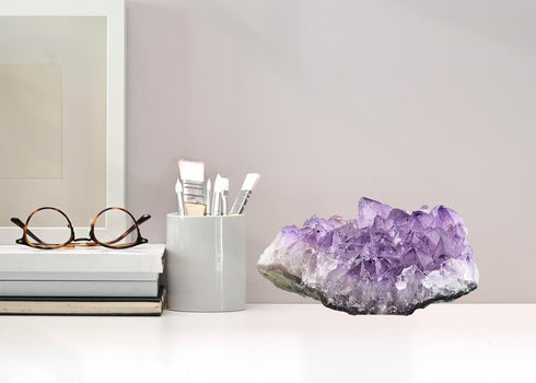 3" Purple Glass Crystal