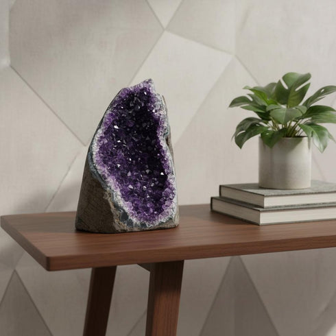 5" Purple Glass Crystal