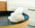 3" White Glass Crystal