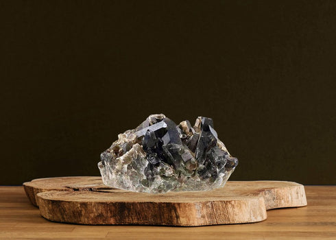 5" Black Glass Crystal