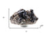 5" Black Glass Crystal