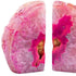 7" Pink Glass Crystal
