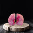 7" Pink Glass Crystal