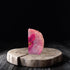 7" Pink Glass Crystal