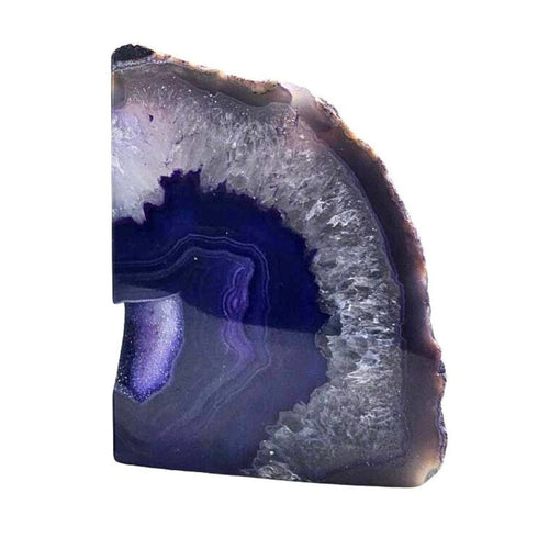 8" Purple Glass Crystal