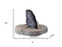 8" Gray Glass Crystal