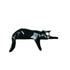 6" Black Resin Cat Hand Painted Figurine