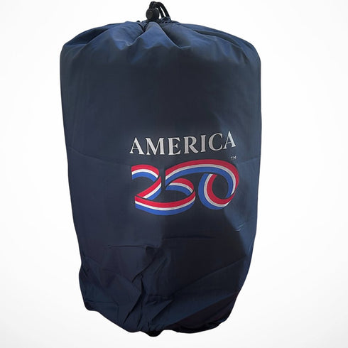 54" X 74" Red White And Blue Wool Acrylic Blend Throw Blanket