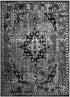 Black Grey Modern Oriental Abstract Area Rug