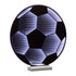 17" Brown Plastic Soccer Tabletop Sculpture with LED
