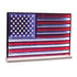 2" Red White And Blue Plastic Tabletop Sculpture with LED