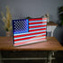 2" Red White And Blue Plastic Tabletop Sculpture with LED