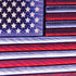 2" Red White And Blue Plastic Tabletop Sculpture with LED