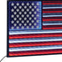 2" Red White And Blue Plastic Tabletop Sculpture with LED