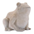 6" Beige Resin Frog Statue