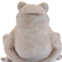 6" Beige Resin Frog Statue