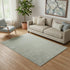9' X 12' White Hand Woven Area Rug