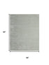 9' X 12' White Hand Woven Area Rug