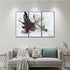 Set Of Three Freya Black Framed Minimalistic Wall Art