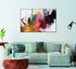 Set Of Three Luz Black Framed Wall Art