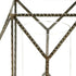 10" Gold Ornate Iron Tabletop Hurricane Candle Holder