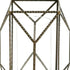 10" Gold Ornate Iron Tabletop Hurricane Candle Holder