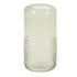 10" Green Distressed Abstract Glass Tabletop Pillar Candle Holder