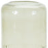 10" Green Distressed Abstract Glass Tabletop Pillar Candle Holder