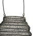 12" Black Abstract Iron Tabletop Lantern Candle Holder