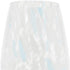Set of Four Blue Distressed Abstract Glass Tabletop Pillar Candle Holders
