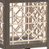 10" Brown Abstract Iron Tabletop Lantern Candle Holder