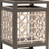 10" Brown Abstract Iron Tabletop Lantern Candle Holder