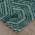 9' X 13' Blue And Ivory Geometric Area Rug