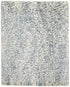 5' X 8' Blue And Ivory Abstract Hand Woven Area Rug