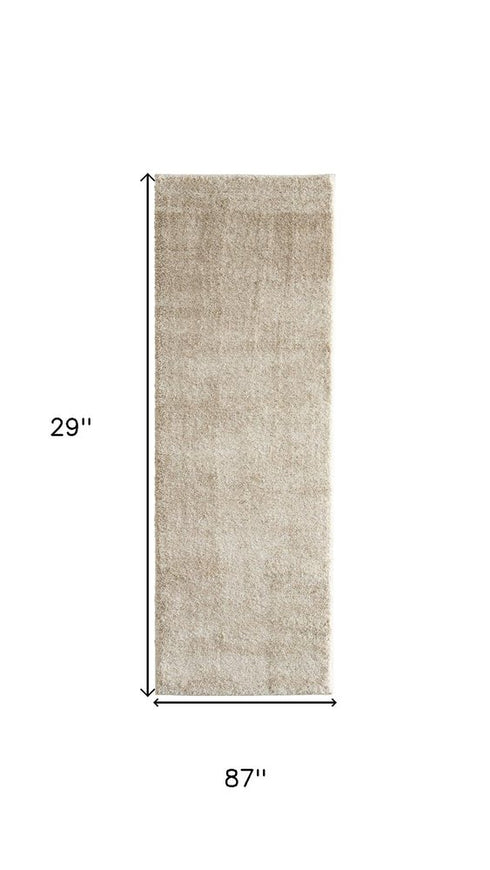 7' Blue And Ivory Abstract Area Rug