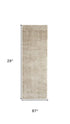 7' Blue And Ivory Abstract Area Rug