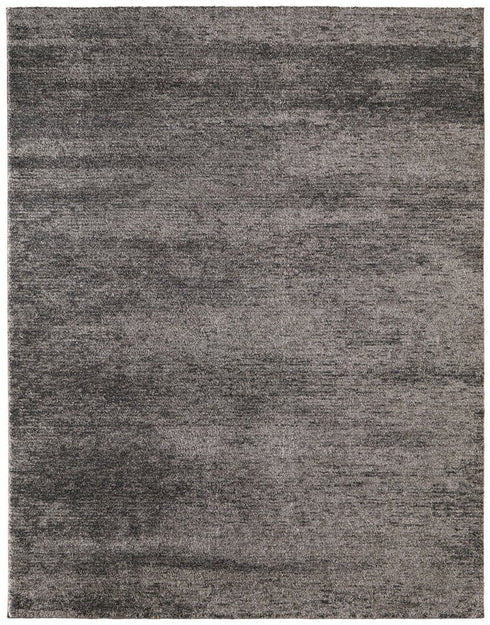 8' X 10' Blue And Ivory Abstract Area Rug