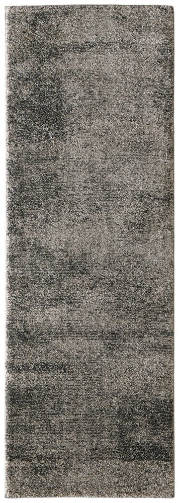 7' Blue And Ivory Abstract Area Rug