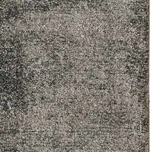7' Blue And Ivory Abstract Area Rug