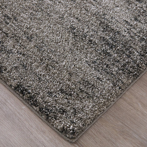 7' Blue And Ivory Abstract Area Rug
