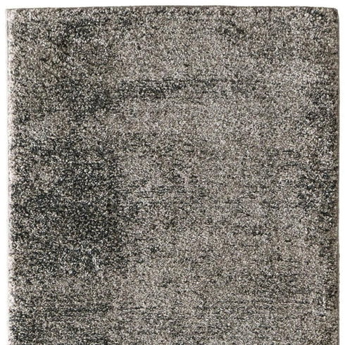 7' Blue And Ivory Abstract Area Rug