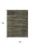 8' X 10' Blue And Ivory Abstract Area Rug