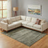 8' X 10' Blue And Ivory Abstract Area Rug