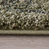 9' X 12' Blue And Ivory Abstract Area Rug