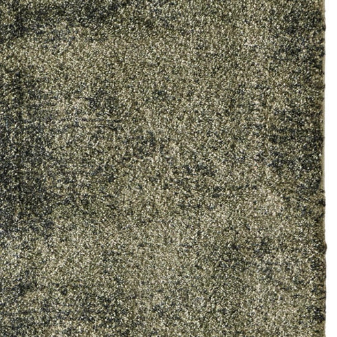 7' Blue And Ivory Abstract Area Rug