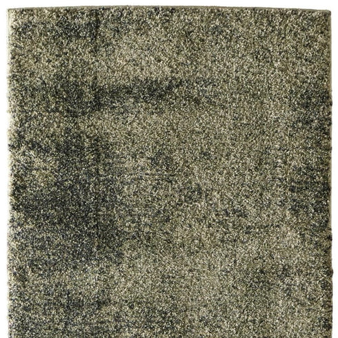 7' Blue And Ivory Abstract Area Rug